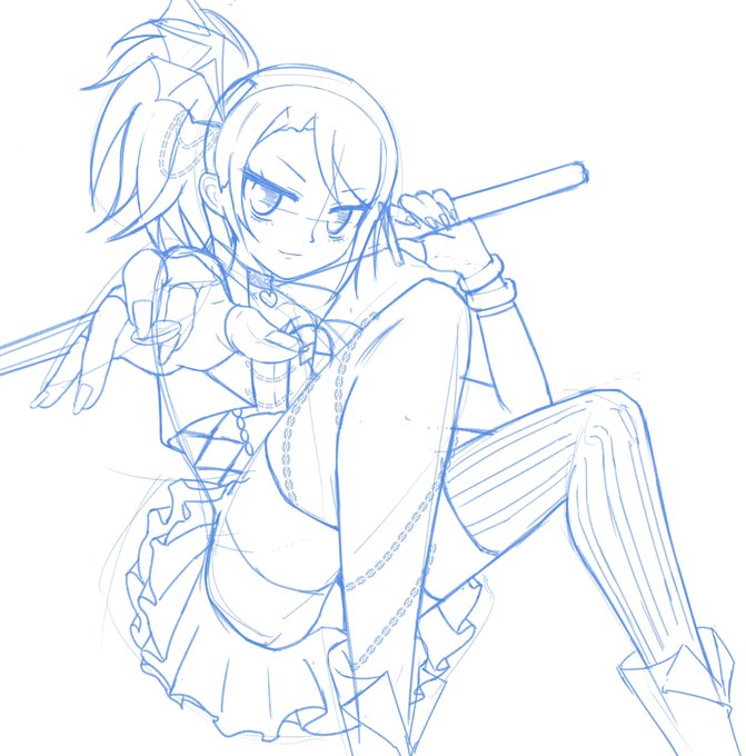 ラフできたから、寝たい。 