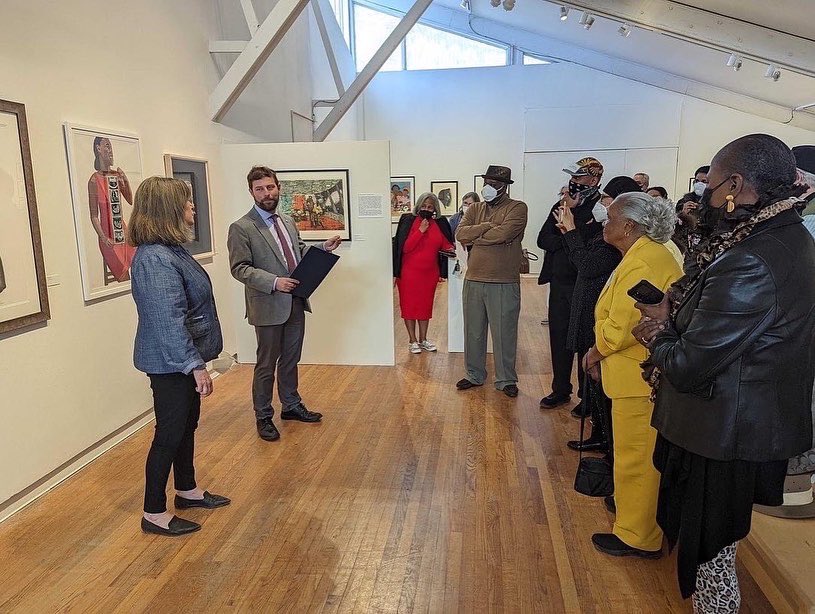 senatorERM's tweet photo. Yesterday I stopped by Rockland Center for the Arts (RoCA) to present a NYS Senate resolution to Executive Director Daly Flanagan and rest of the team commemorating the center's 75th anniversary! https://t.co/lrkEJGPlAC