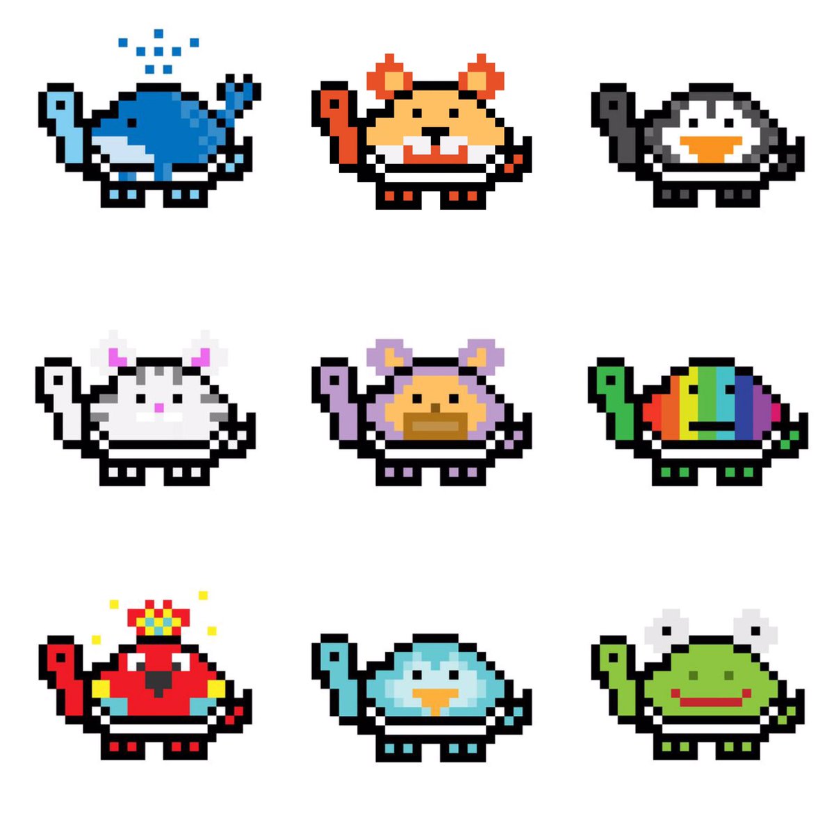 puengpm1's tweet photo. ✨New drop alert @cryptocomnft
✨🐢Pixel turtle town
✨🐢no.153-161
🔗 https://t.co/rNppdOTssO
#nft #nfts #cryptocom #cryptocomnft #cro #crofam #usdc #pixelart #pixelturtle #nftthailand #nftcommunity #NFTcollections #cryptocommunity https://t.co/qm1pz5GudA