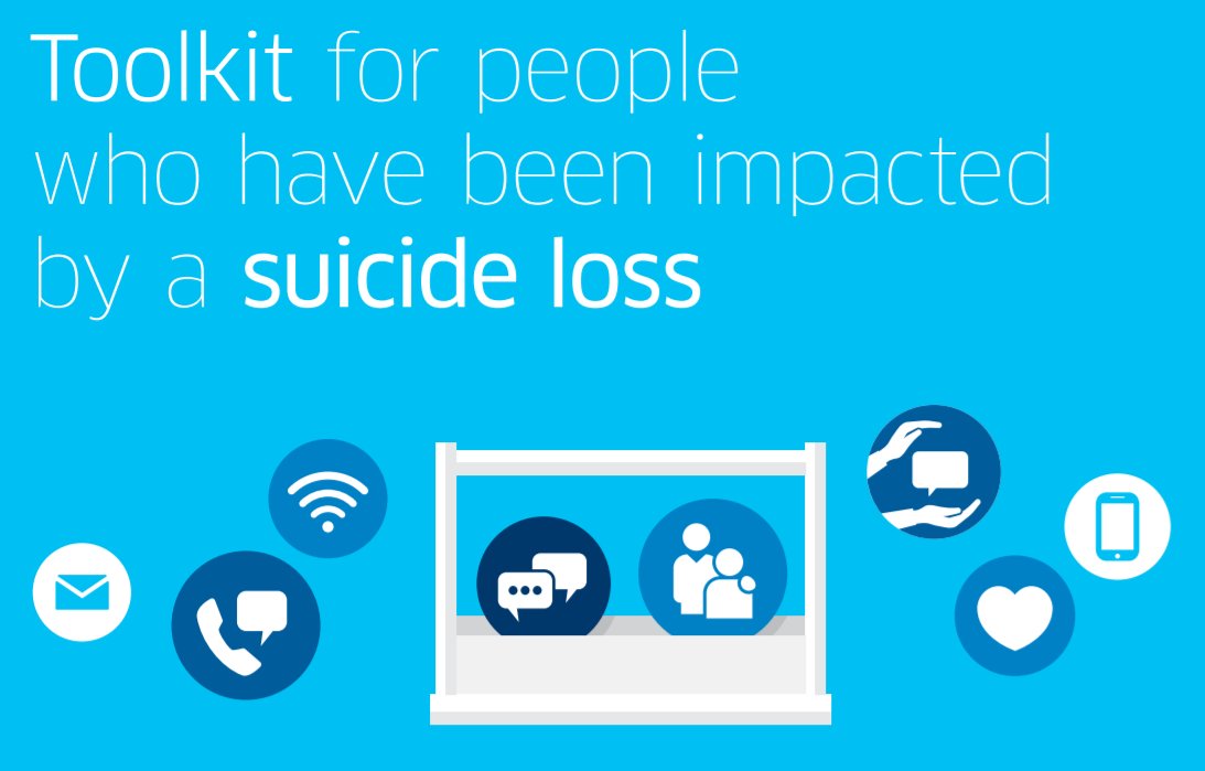 We have developed a toolkit tailored for people who have lost someone to suicide. It's based on the responses of over 1000 people who have been impacted by suicide. Find it on our website here: mentalhealthcommission.ca/suicide-preven…