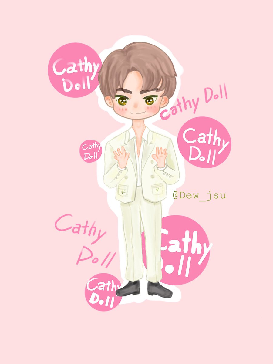 Cnufff's tweet photo. Thank Cathy Doll for showing me such a handsome dew（╹◡╹）   #CathyDoll10YearCelebration #dew_jsu #JsuAcademyArtworks
@dew_jsu（修改一下 https://t.co/Eq5dbjZyAf
