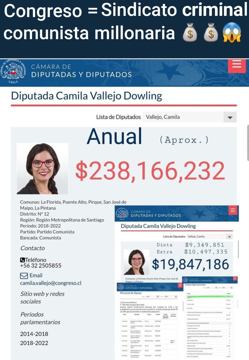 Fea50686713's tweet photo. @diputadonaranjo @gabrielboric Cállate qlo queremos nuestro dinero punto ¡Te recuerdo que 40 años llevan mintiendo al pueblo con mejores pensiones y seguimos igual!
¡Las AFP son el cajero automático de los empresarios!
#ConMiPlataNo 
#QuieroMi100xCiento 
@gabrielboric 
@KarolCariola 
@camila_vallejo https://t.co/oZXuaIvZMK