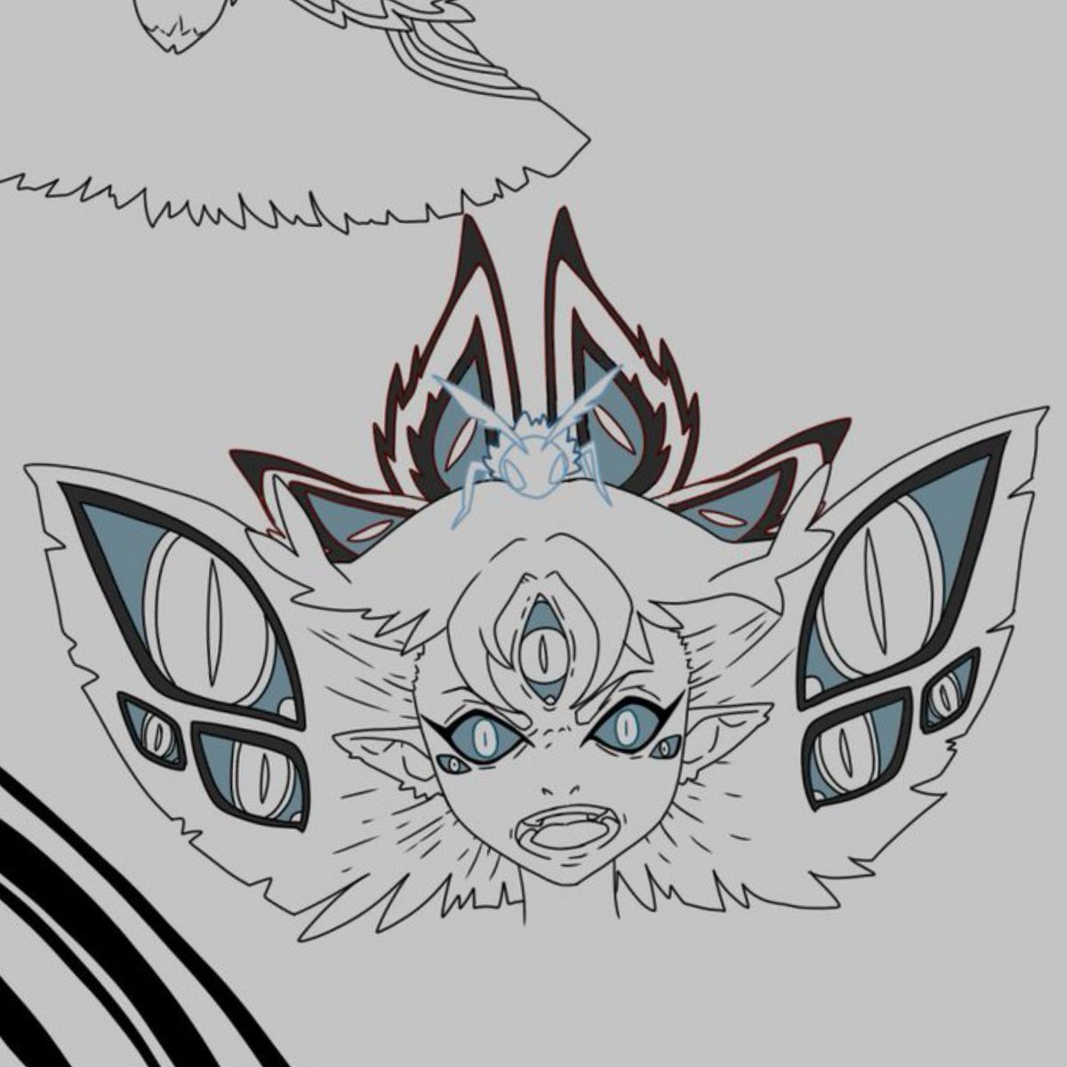 MangoBlablaa's tweet photo. Hello, I'm hyped, love dark scleras and wanted to make a JJK Curse OC so here's some progress, not done yet, looks not scary enough xD

#JJK #JujutsuKaisen #JJKOC #jujutsukaisenfanart #jujutsukaisenOC #jujutsukaisencurse https://t.co/X0ZxWfFNPs