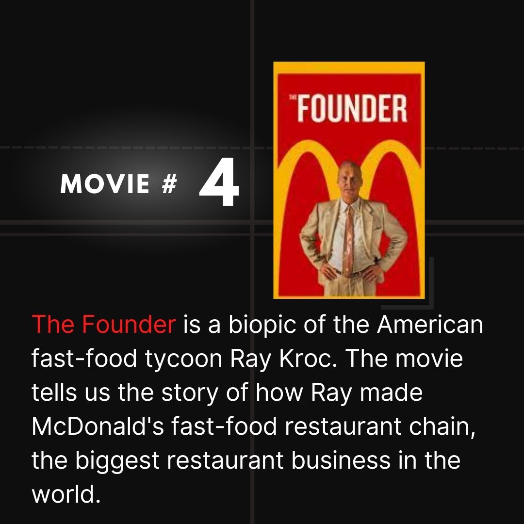 _thegrowproject's tweet photo. Hashtags:
#movie #movierecommendation #inspiration #thesocialnetwork #wolfofwallstreet #pursuitofhappiness #stevejobs #thefounder #thebigshort

(2/2) https://t.co/40tVzAUCYr