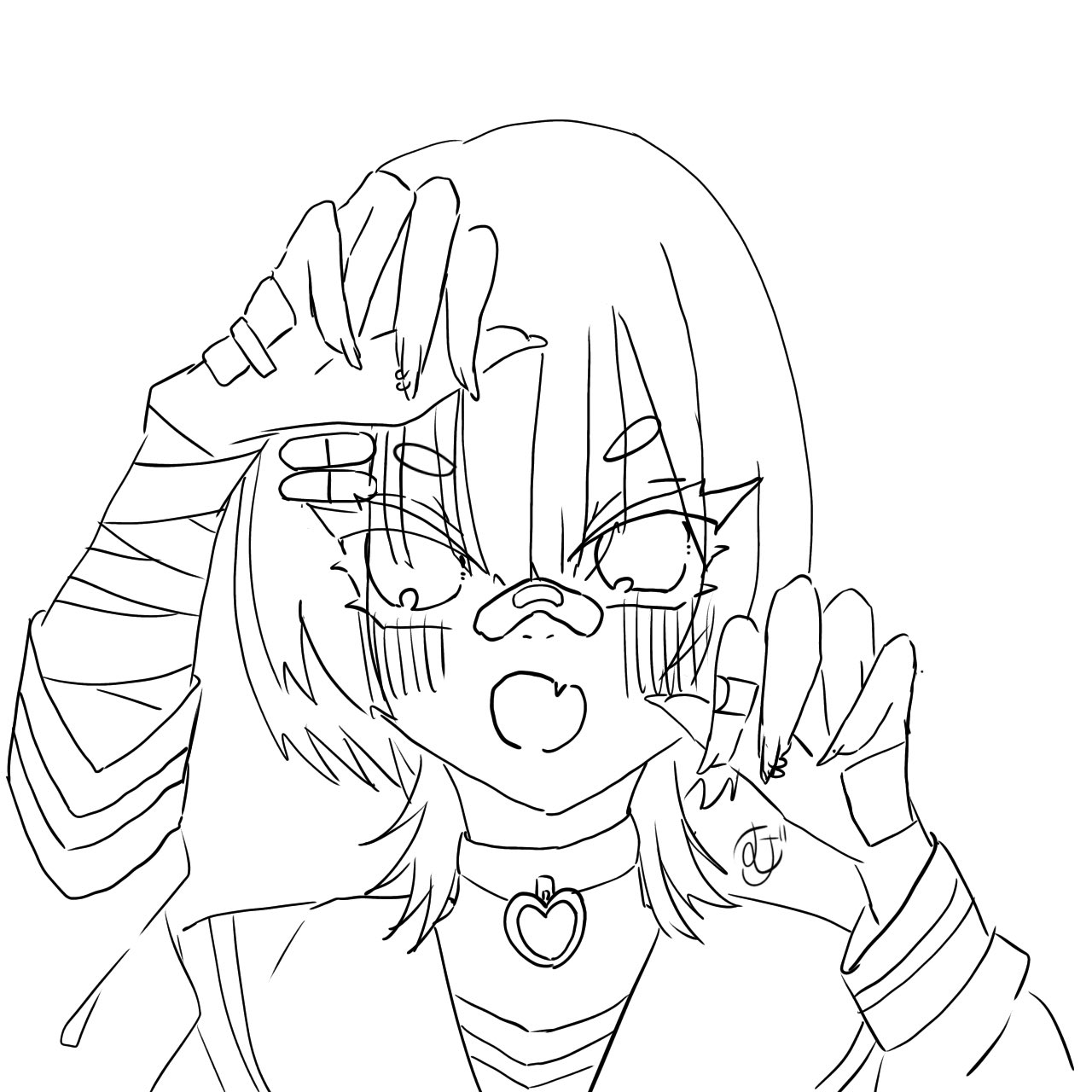 むげ イラスト 落書き フリーイラスト フリー線画 デジタルイラスト T Co Pgingxh2jb Twitter