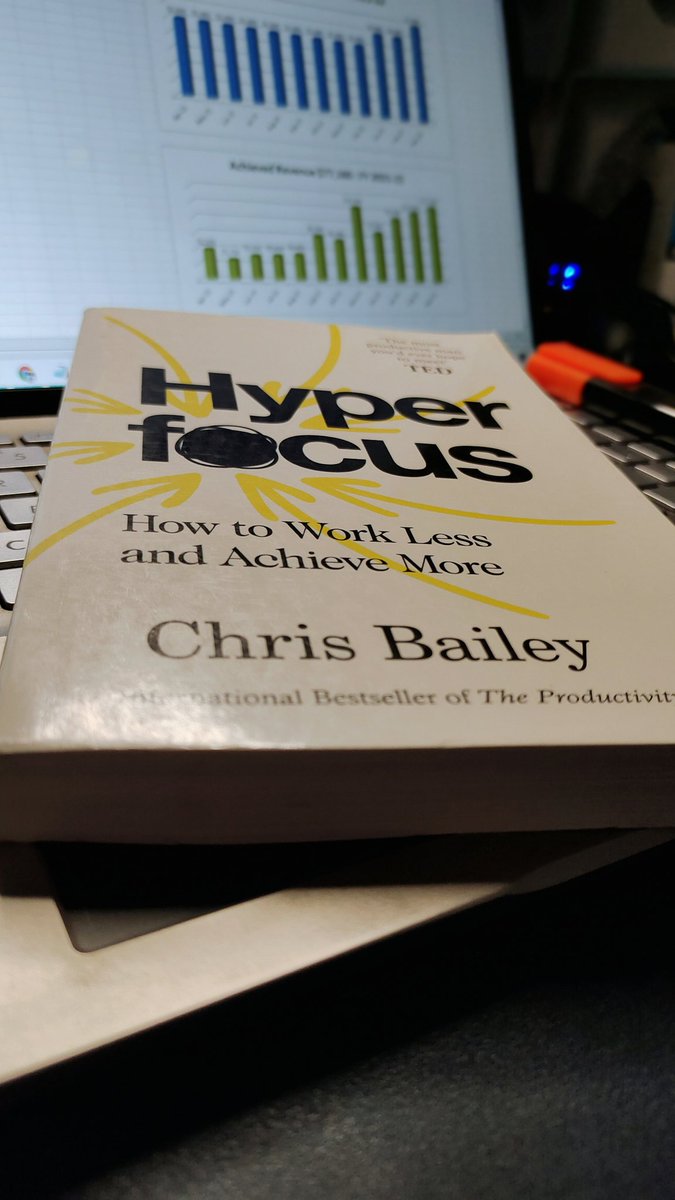 Work less - achieve more #hyperfocus #books