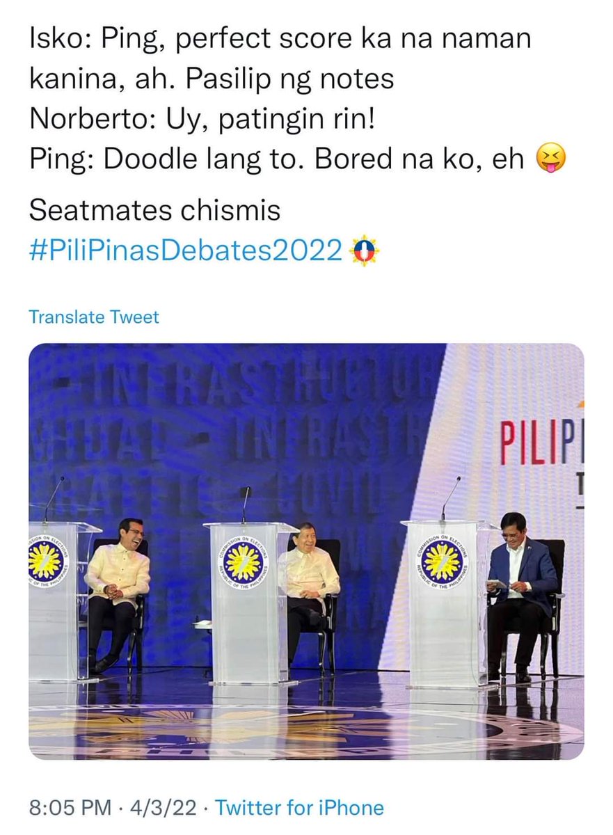 phau05's tweet photo. Hahaha as Mayor Isko says:
Tama po si Senator Lacson💙💙

#HindiSayangAngBotoMo 
#KayPingSigurado 
#PHVoteLacson https://t.co/26EfKTxsJb