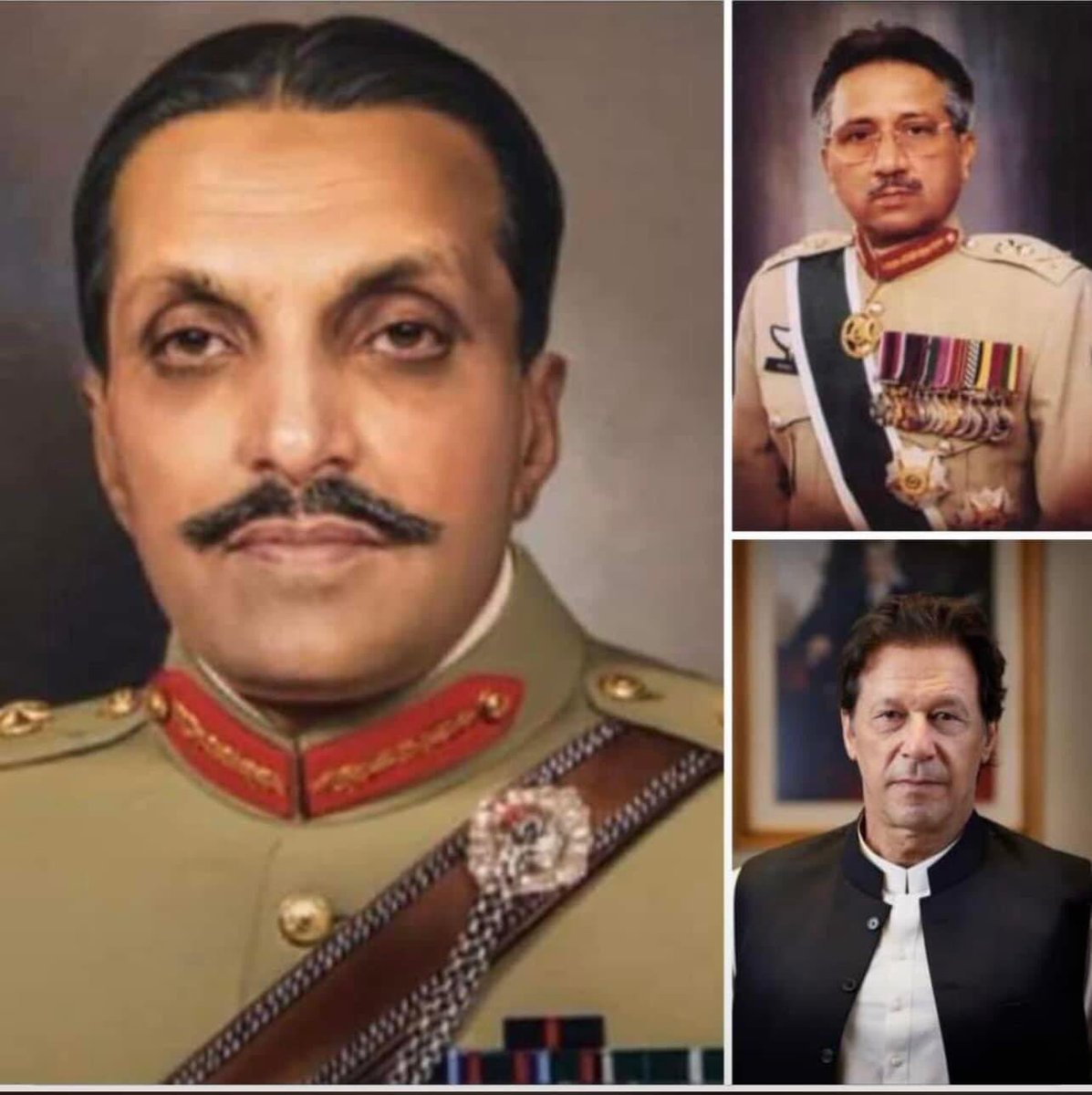 Three abrogators of the 1973 Constitution

#عدلیہ_آئین_کو_بچاؤ