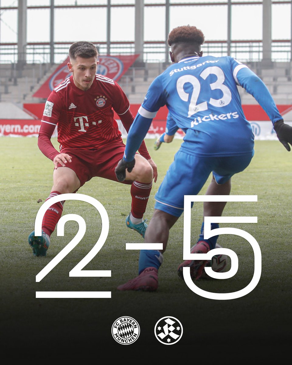 fcbayerncampus's tweet photo. Nicht unser Tag... 🫤
Kopf hoch, #FCBU19! 

#MiaSanMia #FCBayern https://t.co/iMcDmNgJD9