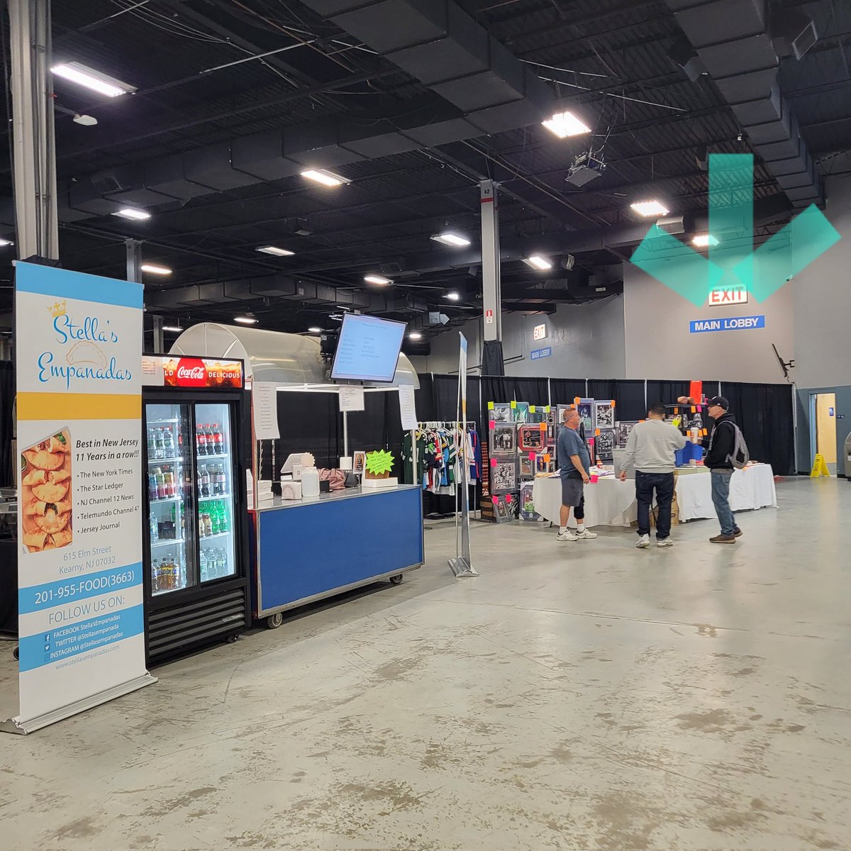 StellasEmpanada's tweet photo. Come get NJ'S best empanadas ‼️
Located by the "Main Lobby" #GTSportsNJ #NJsBest #SundayFunday #NJExpo #EmpanadaFix https://t.co/i7sn3QgHoJ