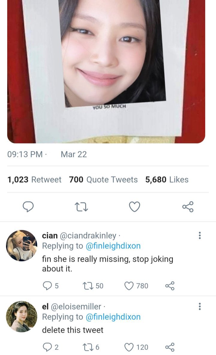 jnkfulls's tweet photo. lost in love — [a #jenlisa short au]

wherein fin (l) a thomasian law student, accidentally open an abondoned case of kaia (j) a famous atenean vlogger, who went missing after a scandalous issue. https://t.co/rUcEy0bhZx