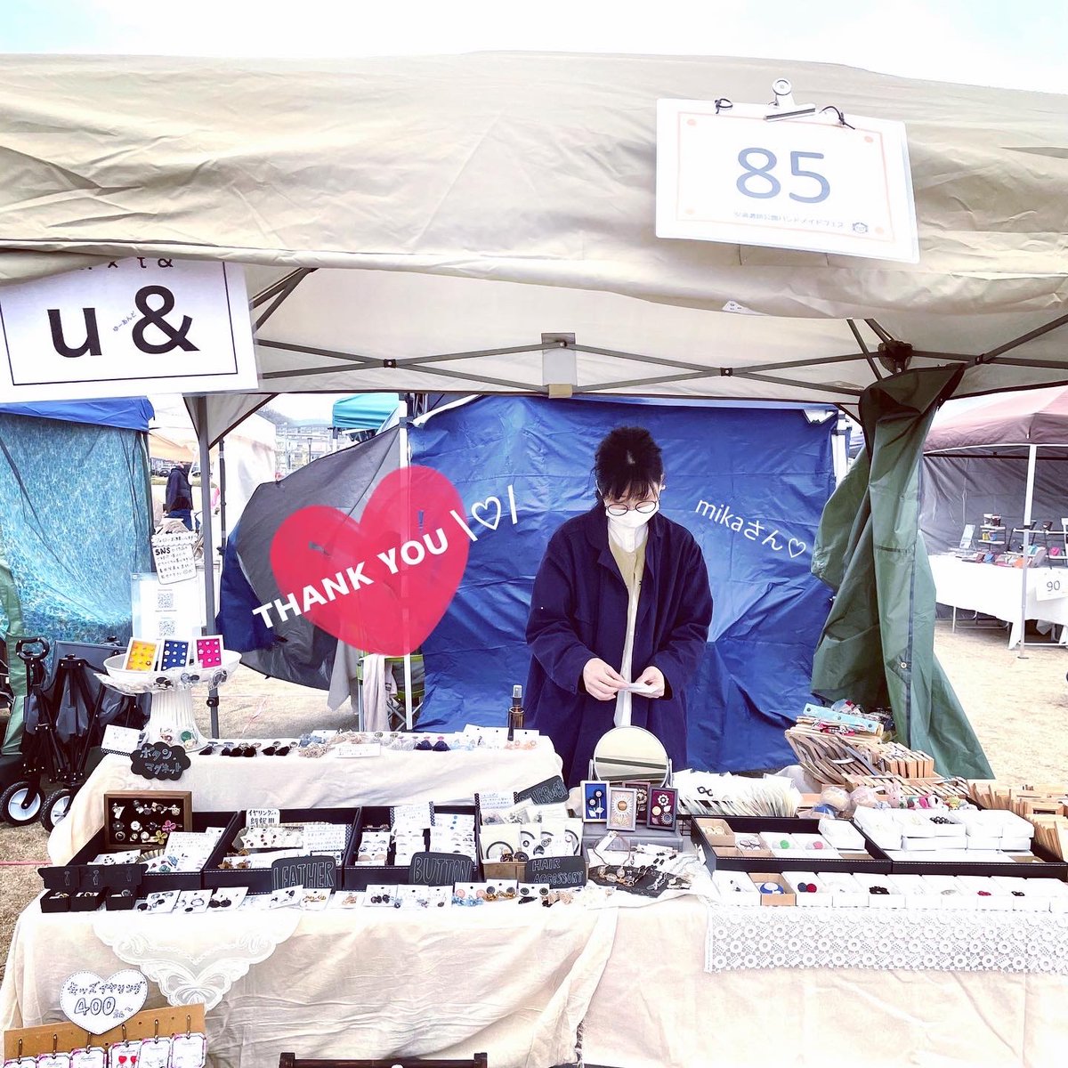 Urin_Handmade's tweet photo. ☀︎4/3出店amafes
お疲れ様でした😊

関係者の皆様、
お足元の悪い中ｕ＆に
お立ち寄り下さった皆様、
ありがとうございました♡

次こそは良いお天気に
恵まれますように😌🍀

次回も4/17(日)にｕ＆として
安満遺跡公園にお邪魔します👭

#安満遺跡公園 #高槻市 https://t.co/CYqIVx8nhw