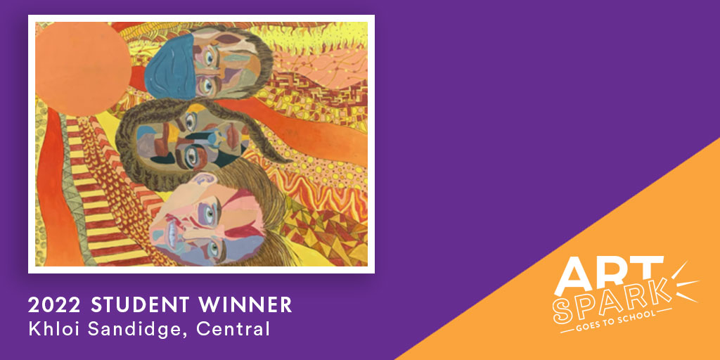 EPB_Chattanooga's tweet photo. ๐ข Letโs hear it for Khloi Sandidge from #CentralHS for winning our EPB ArtSpark Goes to School contest! ๐Keep an eye out to see Khloiโs artwork featured on an EPB utility box in Chattanooga, as well as the work of 11 other #HamiltonCountySchools student winners. Way to go! https://t.co/o92Dk1s3Tb