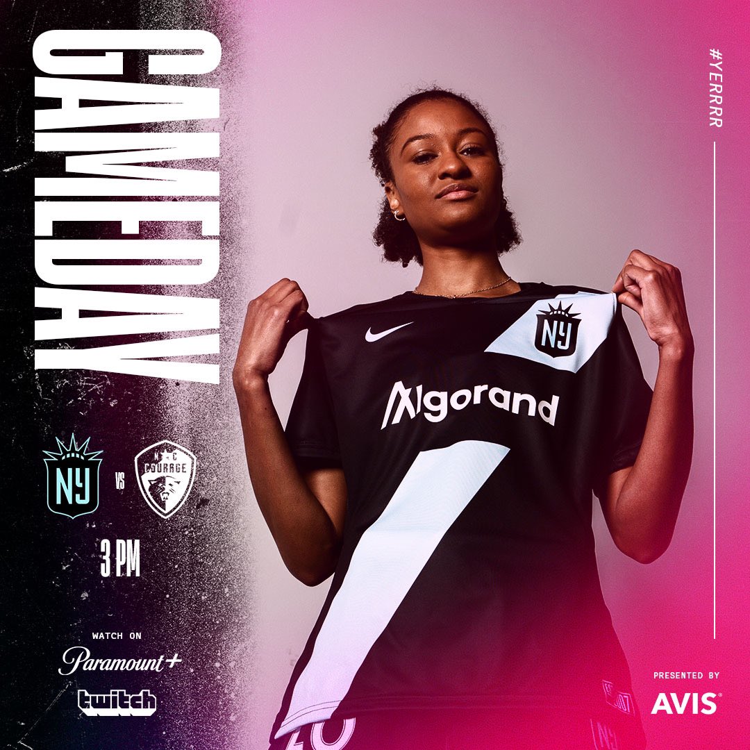 Gotham FC (@gothamfc) on Twitter photo ¡Buenos días! Ya estamos en CASA.
HOME GAMEDAY
3pm EST vs @thenccourage
🏟 @redbullarena
🎟 bit.ly/3K6DCjl
Watch at home on <a href="/paramountplus/">Paramount+</a> or <a href="/Twitch/">Twitch</a> (nwslofficial2)
Presented by <a href="/Avis/">Avis Car Rental</a> ¡Buenos días! Ya estamos en CASA.
HOME GAMEDAY
3pm EST vs @thenccourage
🏟 @redbullarena
🎟 bit.ly/3K6DCjl
Watch at home on <a href="/paramountplus/">Paramount+</a> or <a href="/Twitch/">Twitch</a> (nwslofficial2)
Presented by <a href="/Avis/">Avis Car Rental</a>