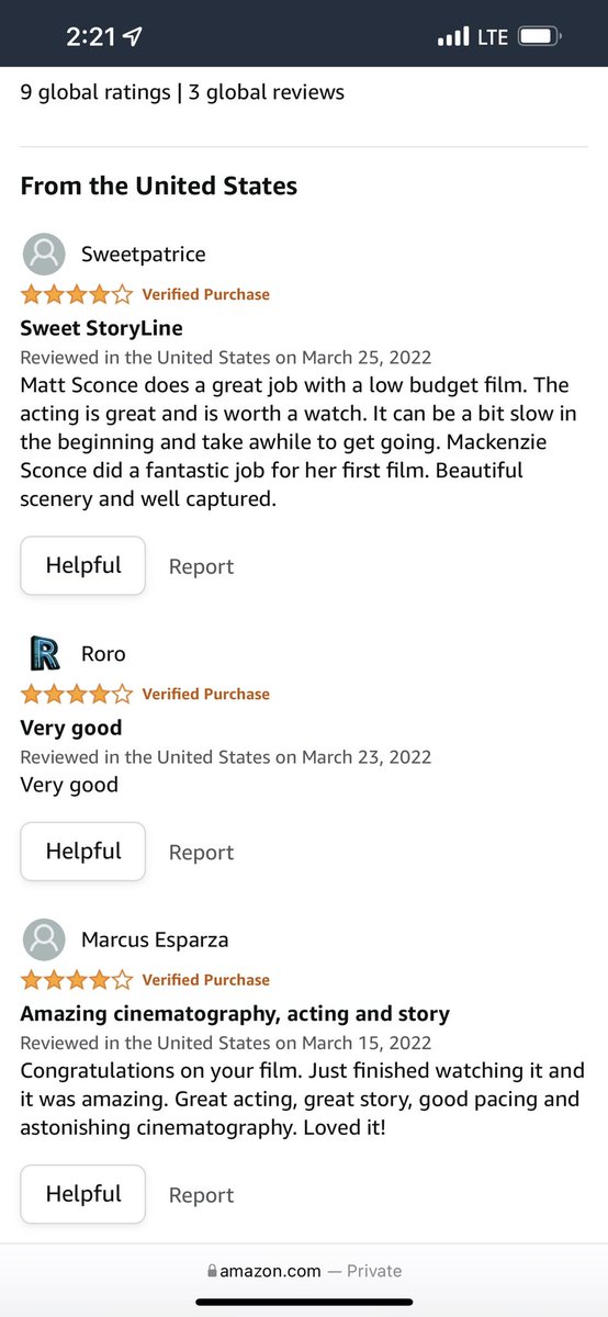 mattsconce's tweet photo. 1,232,499 trailer views and STILL in the featured section of VUDU with an almost 4 star rating. We have 4 stars on Amazon &amp; an 88% positive audience score on Rotten tomatoes! Watch “The Girl on the Mountain” on all VOD platforms! #tgotm #thegirlonthemountainmovie @sabanfilms https://t.co/kkWLs7xrPf
