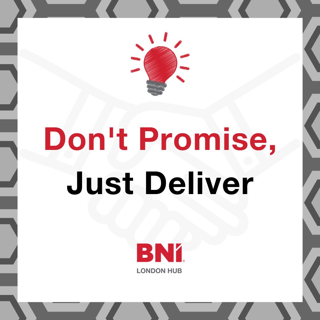 How are you viewed in your personal and professional networks? Are you perceived as a person of action, 💪🏼 or merely of words 🗣? The words we say and the actions we take are part of building credibility with our referral partners. Read more - ivanmisner.com/dont-promise-j…