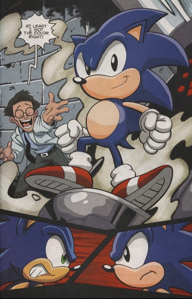 Sonic vs Classic Sonic fight?!