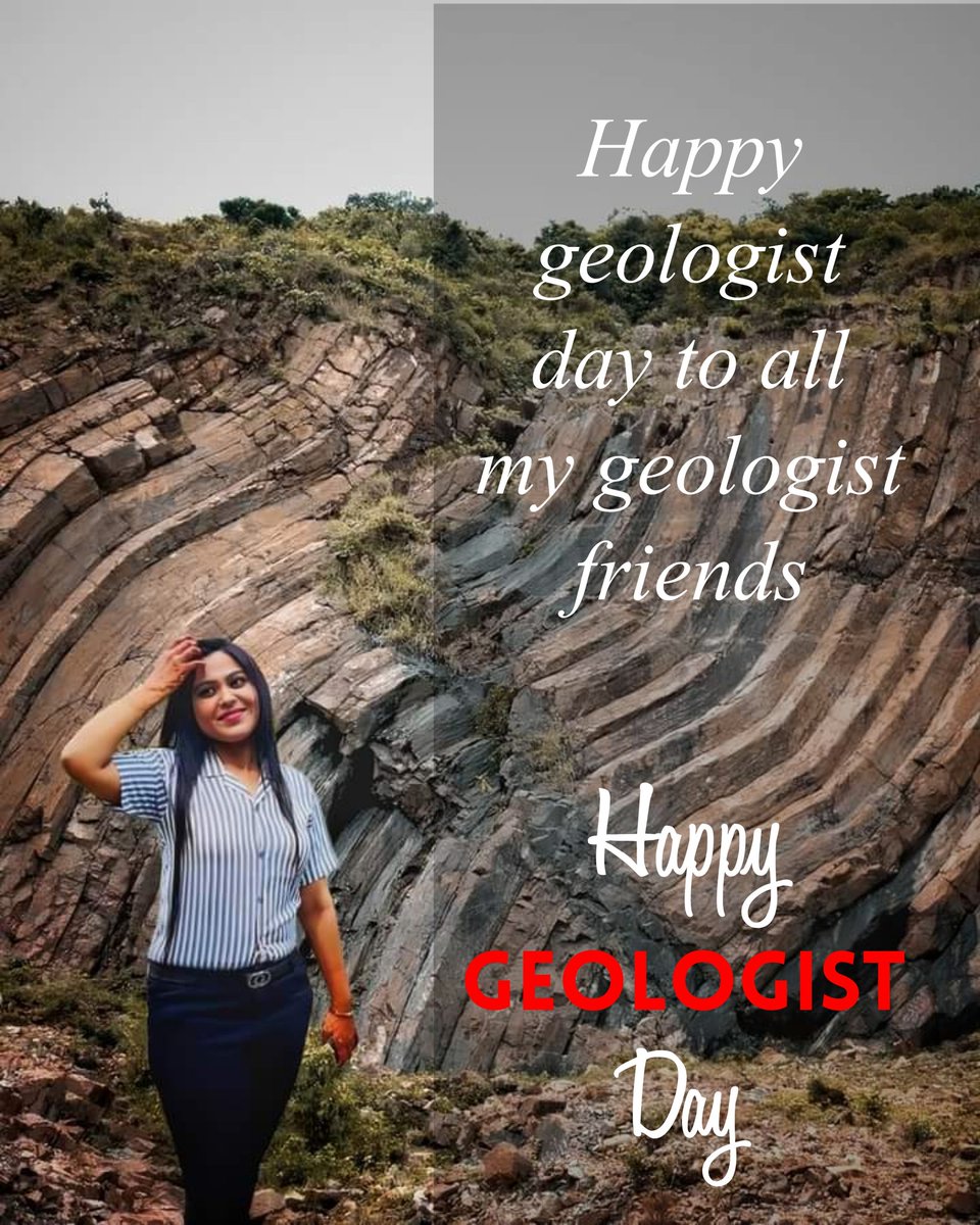 Our work will continue till death🇮🇳
HAPPY GEOLOGIST DAY ⛰️⚒️🌍

#geology #GeologyPage #geologistsday #Geologists #minerals #GeoNews 
@DrEmilyFinch @GeologyPage @GeologyTime @Geologyofindia @GeologyIndia