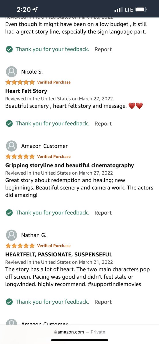 mattsconce's tweet photo. 1,232,499 trailer views and STILL in the featured section of VUDU! We have a 4 star rating on Amazon &amp; an 88% positive audience score on Rotten tomatoes! Watch “The Girl on the Mountain” on VOD! #tgotm #indiefilm #thrillers #Movienight #movie #movierecommendations #drama #inspire https://t.co/TICEbSIKyh