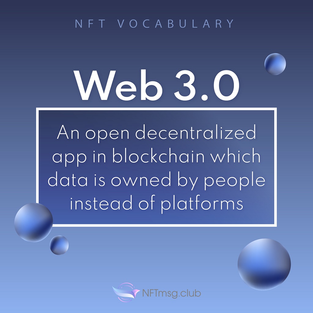 Nftmsg_club's tweet photo. What is web 3.0?
An open decentralized app in blockchain which data is owned by people instead of platforms.
Follow our twitter and visit https://t.co/mrTn9n3KD0 to learn and mint a free NFT soon.
https://t.co/OiEfzSqilV
#nft #nftmsg #web30 #web3 #mint https://t.co/tthpypA7ri