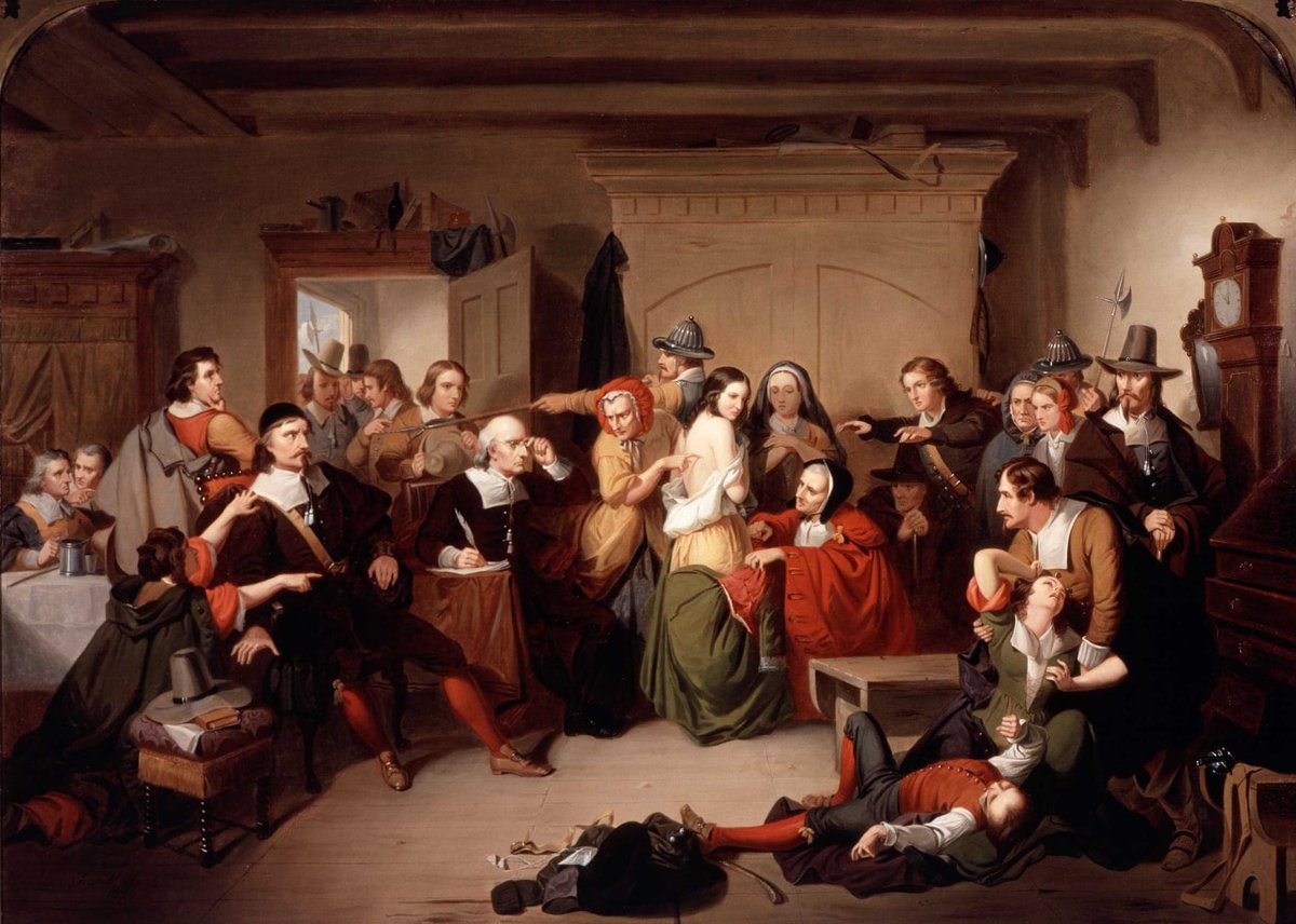 EkaterinidisG's tweet photo. ⚜️Tompkins Harrison Matteson (1813–1884).
 
📜 Examination of a Witch.
Oil on Canvas.
⏳1853.

#πάτρα https://t.co/tOljMchum3