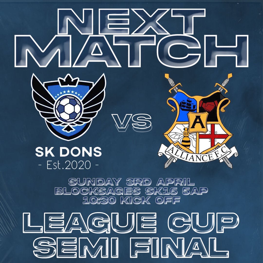 sk_dons's tweet photo. Cup semi final time this morning!! Huge game for the dons. Come down and show your support for the lads.
#upthedons https://t.co/Tc9iwZVpV6