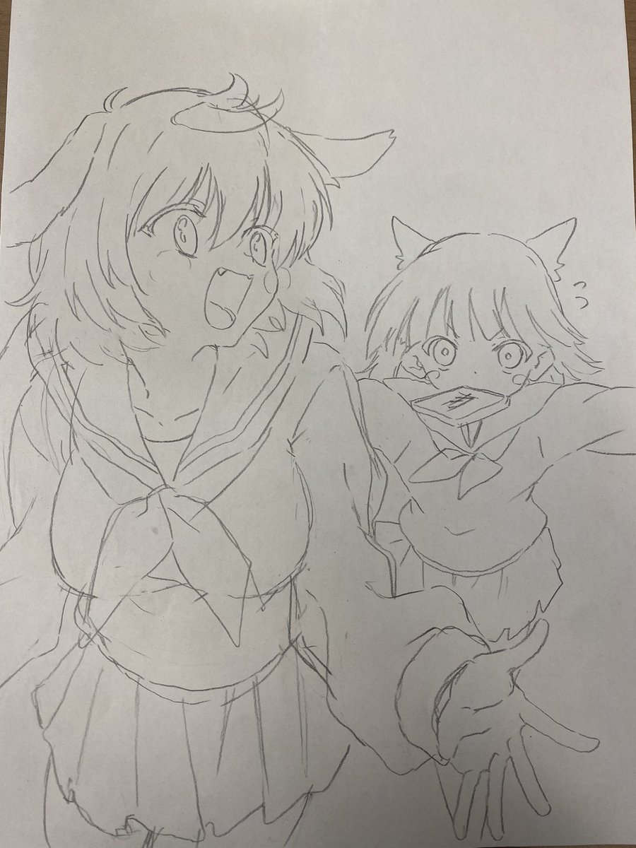 昔描いた漫画のキャラ。 