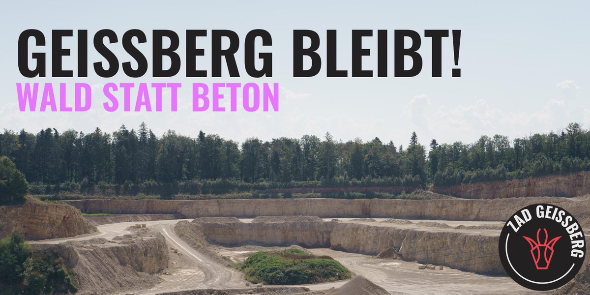 Der Geissberg ist besetzt - eine neue ZAD (Zone à Défendre) ist eröffnet. Wir besetzen die grösste CO2-Quelle der Schweiz. Wir stellen uns gegen den Klimakiller Holcim. #StopHolcim #GeissbergBleibt