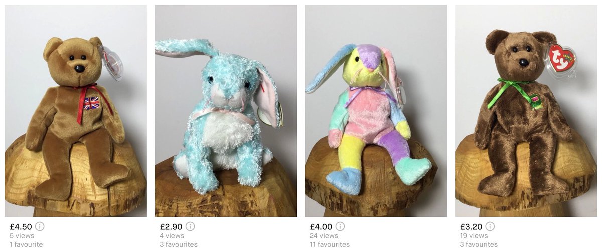Debbik's tweet photo. Some give thanks 🙏 some give chocolate 🍫 and some give a TY Beanie Baby ➡️ Choose yours from an abundant choice 😊

https://t.co/PrMnwtjgXJ - or search #sunrise25 on Vinted - the easiest One Stop solution for domestic buyers and sellers ⚖️ 

#vinted #ty #beaniebabies #buy #sell https://t.co/YTZNGrYQYJ