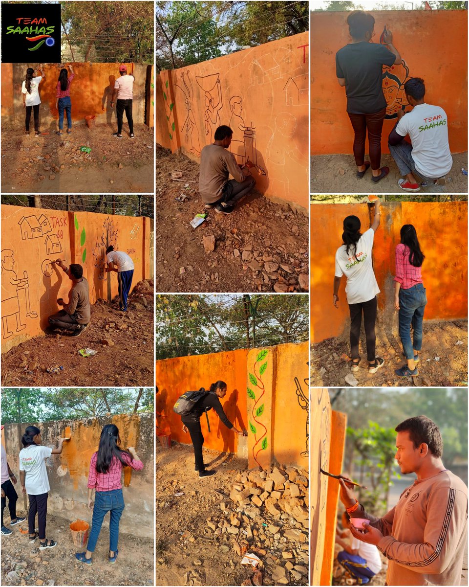 teamsaahs's tweet photo. (TASK NO: 70)...
Beautification at ward no: 09, near CMPDI road morwa, Singrauli.
#teamSAAHAS
#MyCityMyResponsibility
#Beautification
#teamworkdreamwork
#MyCleanMP
#SwachhBharat
#CleanAndGreenSingrauli
@SingrauliSwachh @SwachSurvekshan @CollectorSGL @CommissionerUAD @urbansbm https://t.co/g0XpWQFe52