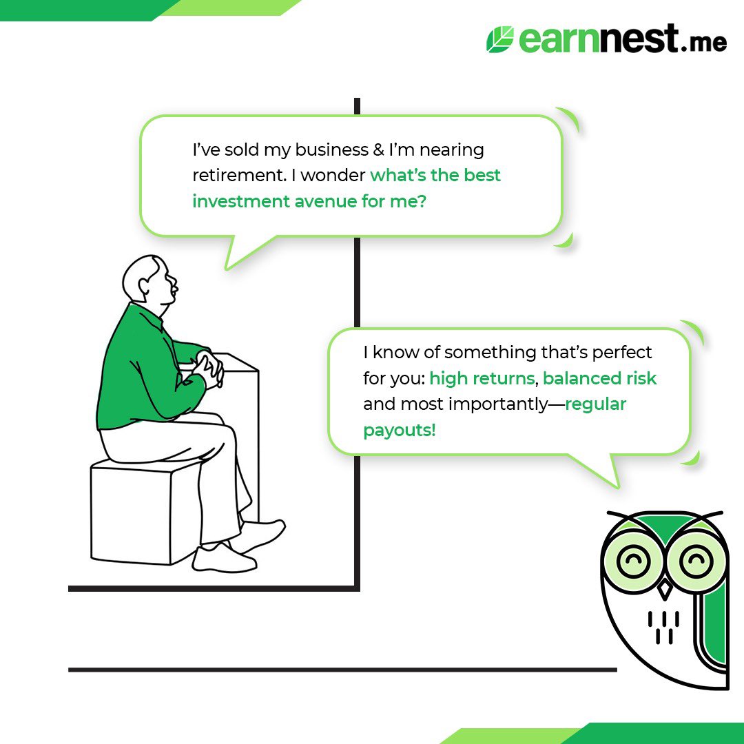 earnnest_me's tweet photo. High returns &amp; regular payouts with balanced risk? It’s a tall order, but one that Earnnest delivers with its secured debt opportunities. So, whether you’re starting a family or are about to retire, enrich your portfolio smartly today: https://t.co/vKPpjGyMFa

#Investmentplan https://t.co/DY18foD9Lb