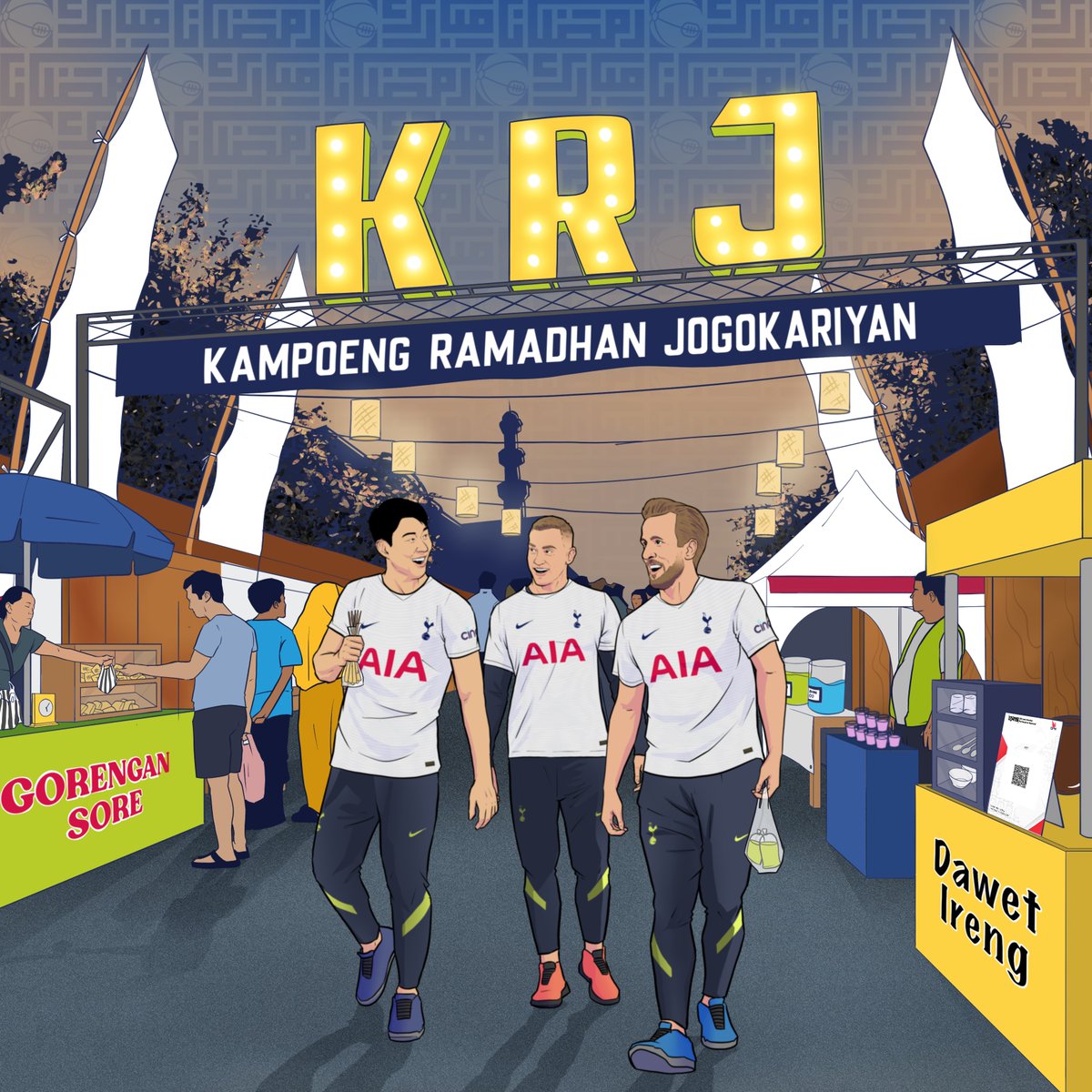 Ngabuburit bareng Harry, Sonny, dan Deki di Kampoeng Ramadhan Jogokariyan! 😁

Selamat berbuka puasa, dab! 🤲🇮🇩

#COYSPuasa ⚪ #SpursID