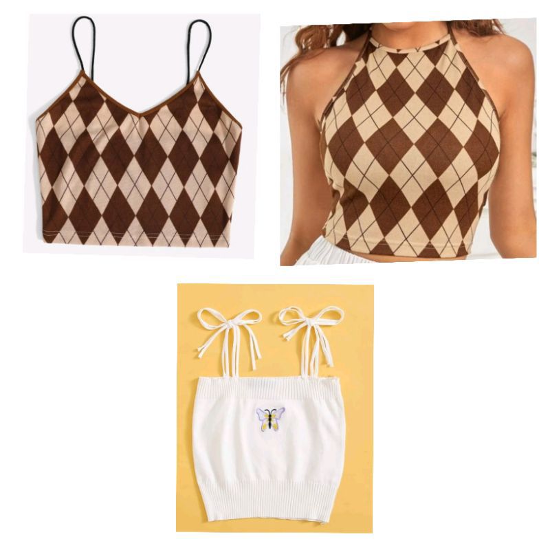 TheBingBoyStore's tweet photo. I'm selling Knitted Cami Top, Halter Top, Spaghet... for ₱155. Get it on Shopee now! https://t.co/AlNoMCy2CU #ShopeePH https://t.co/MadA8hPa1I