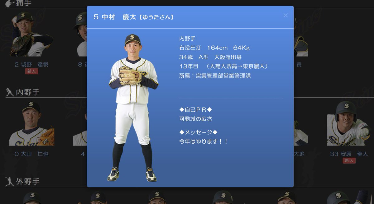 seinobb's tweet photo. #西濃運輸野球部 のホームページ、選手名簿が更新されました‼️
名前をクリック、またはタップしていただくとプロフィール詳細と全身の写真（PC版のみ）が表示されます⚾️ぜひチェックしてみてください‼️
#社会人野球盛り上げ隊 #社会人野球 #ファンを増やそう 

https://t.co/QzmUFzoEkj https://t.co/GLsEMbsS1u