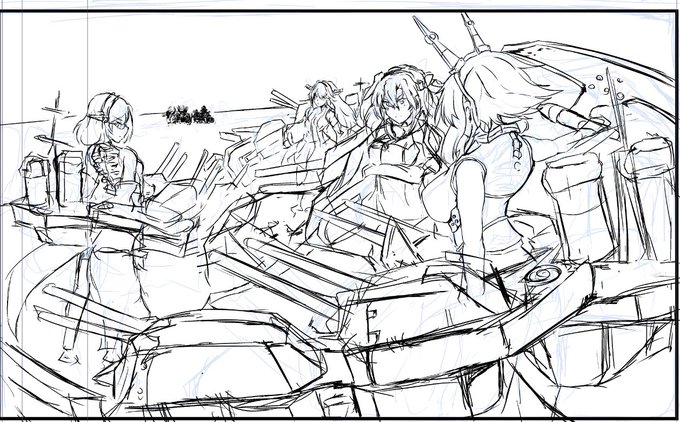 艦これの漫画で戦艦ばかりにすると、艤装で埋まって背景が描けなくなるのですが、これってトリビアになりませんか? 