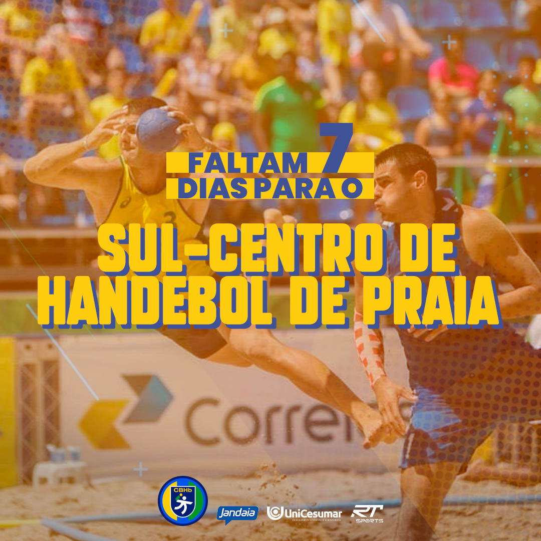 Faltam 7 dias para o Sul-Centro Adulto de Handebol de Praia!

Serão seis países... instagram.com/p/Cb4hL7wji88