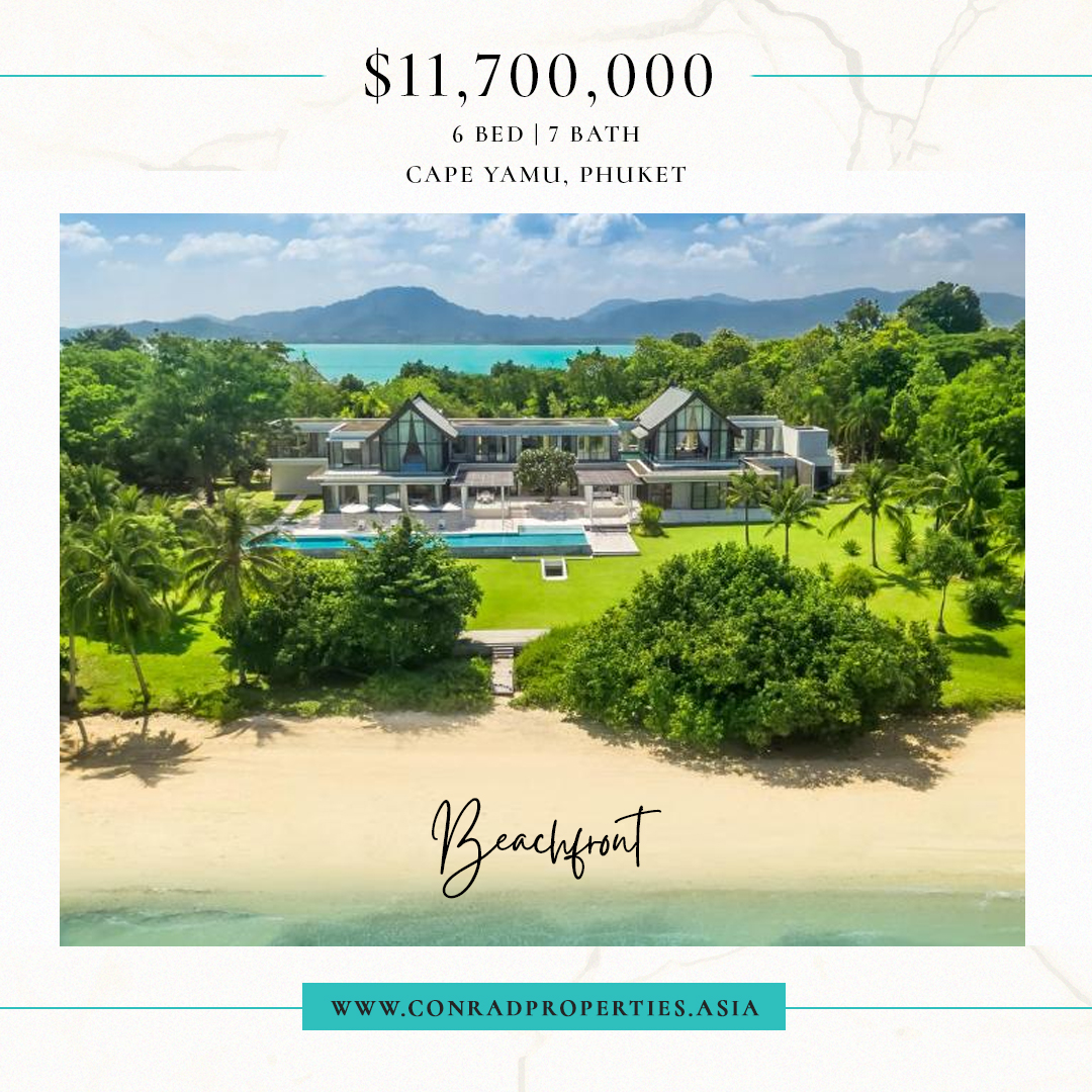 Property_Conrad's tweet photo. 𝗠𝗔𝗝𝗘𝗦𝗧𝗜𝗖 𝟲 𝗕𝗘𝗗 𝗕𝗘𝗔𝗖𝗛𝗙𝗥𝗢𝗡𝗧 𝗩𝗜𝗟𝗟𝗔 𝗜𝗡 𝗖𝗔𝗣𝗘 𝗬𝗔𝗠𝗨
💰 11,700,000 USD / 380,000,000 THB

Listing details ▶ https://t.co/TsW4IyoX93

Contact for Viewing:
📞  +66 92-959-1299
📩  sales@conradproperties.asia

#phuket #capeyamu #luxuryvillas #Thailand https://t.co/gT77i1rRYT