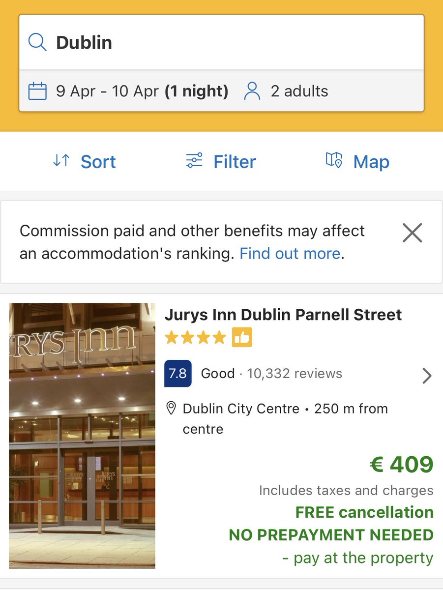 what’s the point in living in a city full of hotels if you can’t afford to stay in any???? 400 quid for a night in THE JURYS INN?????