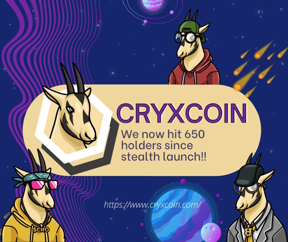 CryxCoin's tweet photo. We moving strong here, Community is solid and more holders coming in per minute

We are early!! 

https://t.co/lVvEav7c3v…
TG -CryxOfficial

#CRO  #CRONOS  #CRYXARMY #100xGems https://t.co/iSvNYH2k30