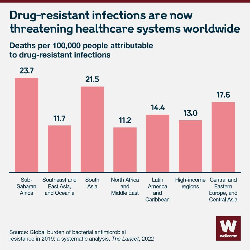 ash_myall's tweet image. From @wellcometrust, #AMR is only growing 📈 I wonder if #COVID19 will have a net-positive / net-negative over the next 10-20 years? 👇 🤓 #counterfactuals