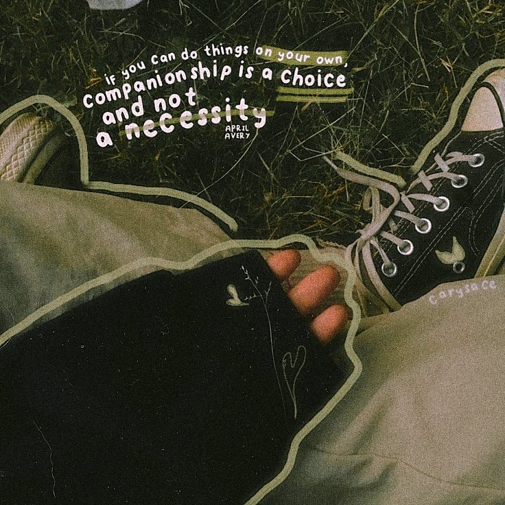 alasparen's tweet photo. “spending time with yourself” by @breatheapril 🍃💚 https://t.co/kzlZPPu9aa