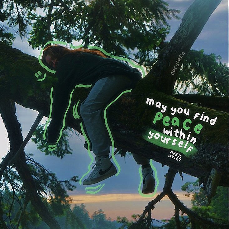 alasparen's tweet photo. “spending time with yourself” by @breatheapril 🍃💚 https://t.co/kzlZPPu9aa