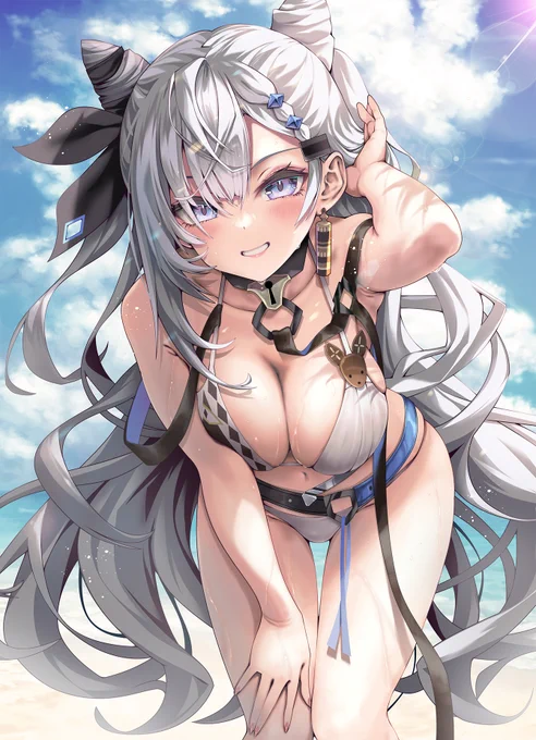 📜ベスティア・ゼータさん海仕様🏖️

#Zetacrylic #VestiaZeta #holoID03 
