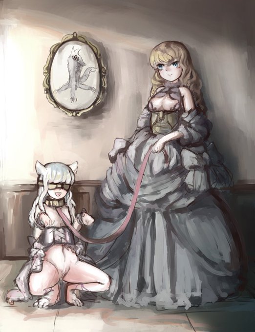 最初に描いた魔法でわんこ化のやつ。
洗脳×監禁×人体改造×ペットプレイ×子供同士×双子×近親相姦で性癖が渋滞していたのでやめた。 