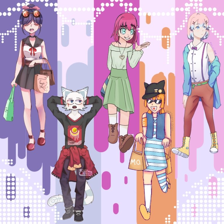 Yasikaa6's tweet photo. [Collab art🎨] 
I forgot to post this,hope you like it! 🐱☔

#Collab #art #ibispaint #OC #cat #fashion #illustration #anime #cartoon #MystArt #digitalart #digitaldrawing #aesthetic #meow #countryhumansOC https://t.co/bdjfDXLiQd