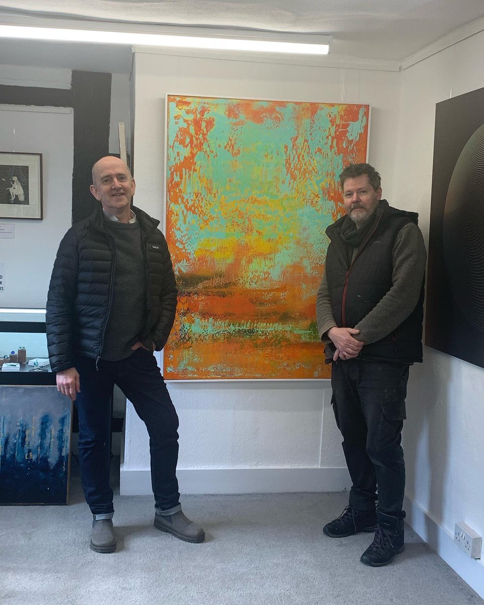 Richardianheys's tweet photo. Yesterday I delivered a few paintings to @adamsgallery42 in #Reigate - some bright pieces for these snowy, chilly days #artgallery #artinsurrey #surreygalleries #abstractartist #contemporaryhome #richardheys #adamsgallery https://t.co/0RVzfqe46Q