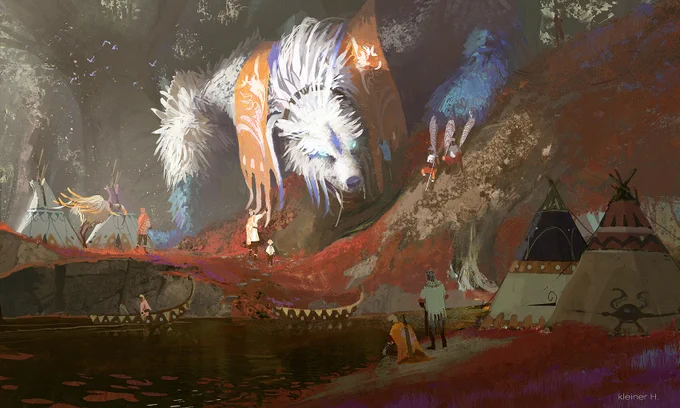 Discover a selection of artworks by Kleiner Hai, a Chinese Concept Artist &amp; Illustrator.
 https://t.co/ww1UDNDKT9 