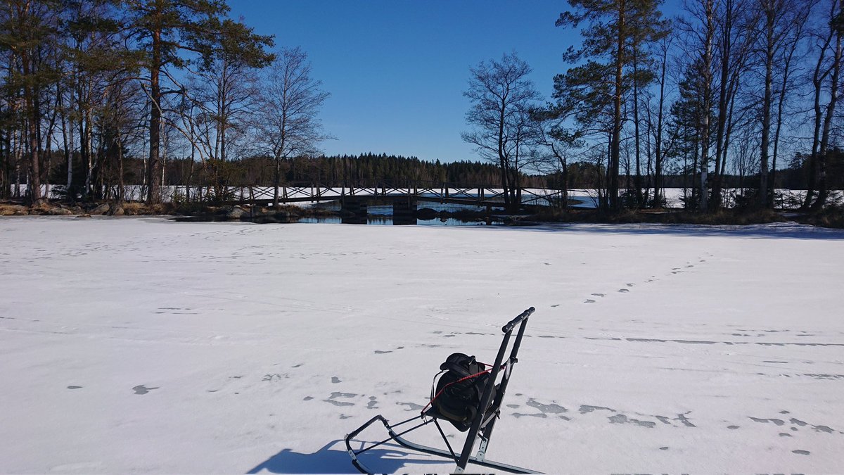 erarenki's tweet photo. Kyllä nyt hellitään retkiluistelijaa ja potkukelkkailijaa.

#tammela #liesjärvenkansallispuisto https://t.co/mdsN9mmyMa