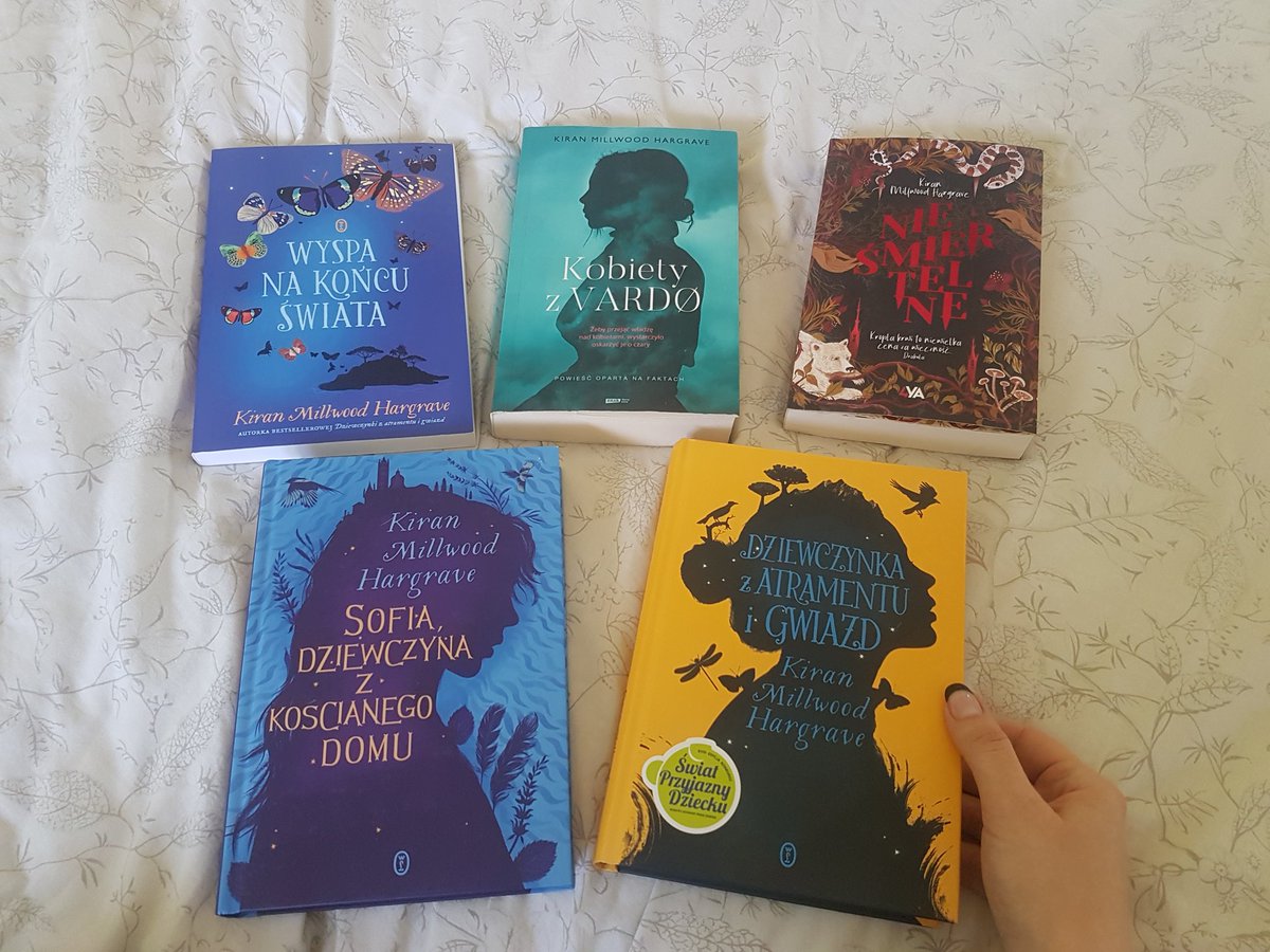 Found out about a month ago the books of @Kiran_MH have been translated into Polish and this arrived today ❤📚 What should I start with? 😅