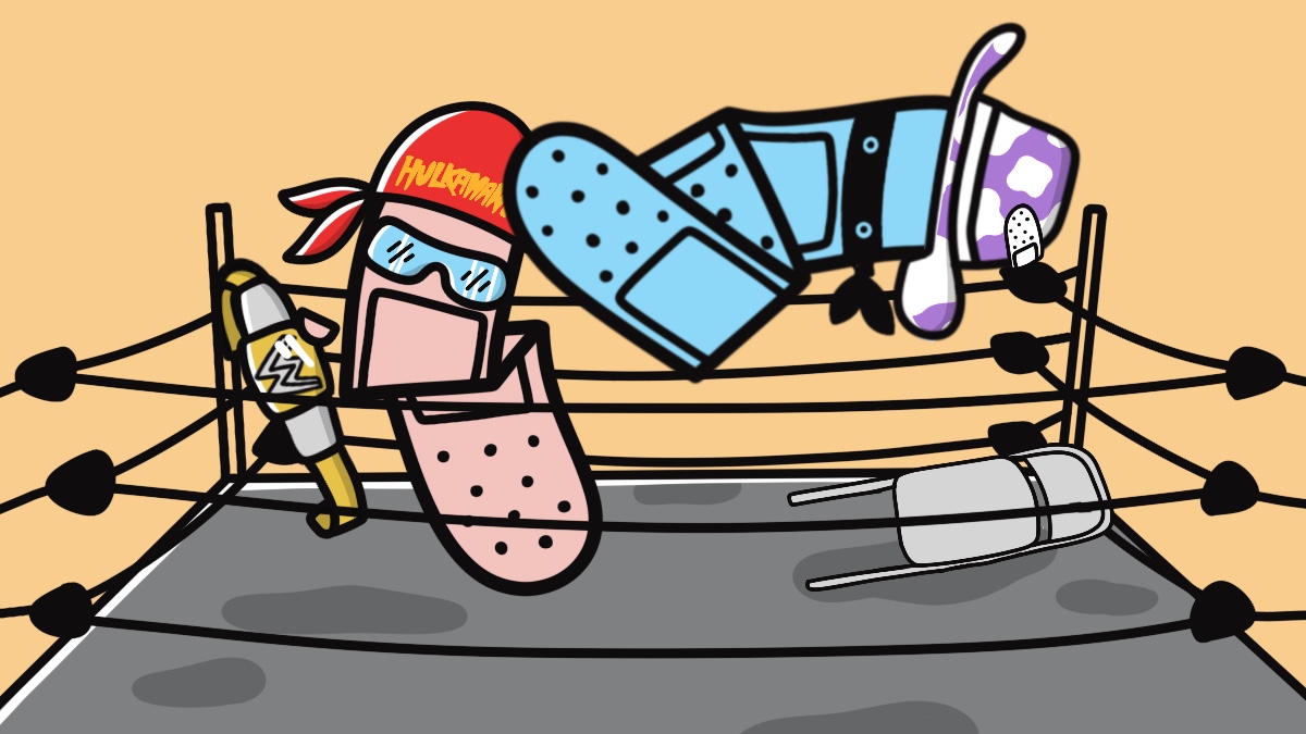 🩹BandaidMania🩹
Our main event for tonight! <a href="/TeamBandaid_/">Team Bandaid</a> 
 
#WrestleMania  is the biggest wrestling day of the year💪

#SteveAustin #hulkhogan #WrestleMania38